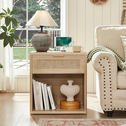 LEYAOYAO Rattan Nightstands Set of 2 - Image 6