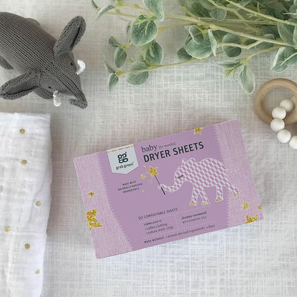 Grab Green Baby Laundry Dryer Sheets, 160 Sheets, Dreamy Rosewood Scent - Image 7