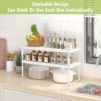 RUILALIFE Expandable Cabinet Organizer Shelf - Image 2