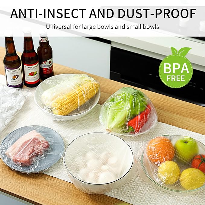 Homelove Plastic Bowl Covers Dish Cover Food Cover, Kitchen Dining Cookware - Image 2