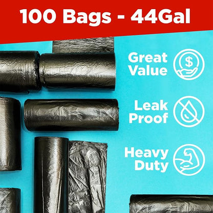 ToughBag 44 Gallon Commercial Trash Bags, 38x46” – 39, 42 Gallon Contractor Bags - Image 3