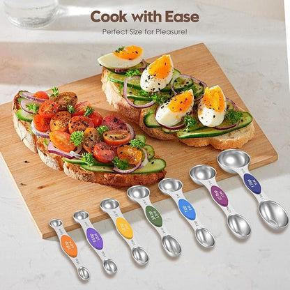Magnetic Measuring Spoons Set of 8 - Image 7