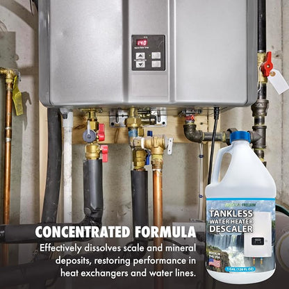 Nature's Freedom Tankless Water Heater Flush Descaler, Gallon – Professional - Image 3