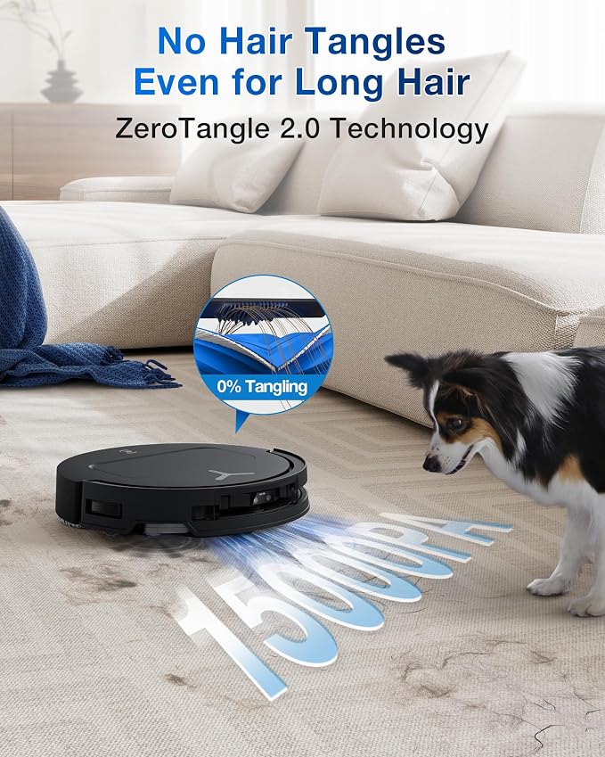 ECOVACS DEEBOT T50 Omni Robot Vacuum and Mop, 3.19” Ultra-Slim, 000Pa Suction - Image 5