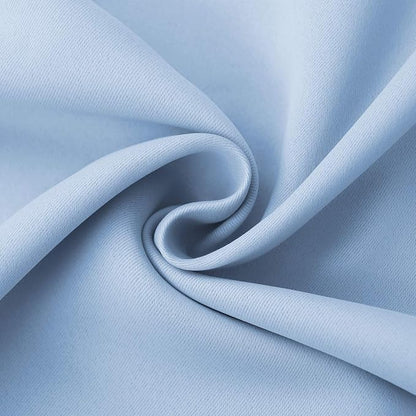 BGment Baby Blue Room Darkening Curtains - Image 7