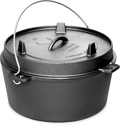 EDGING CASTING Pre-Seasoned Cast Iron Camping Dutch Ovens, Outdoor Camping - Image 4