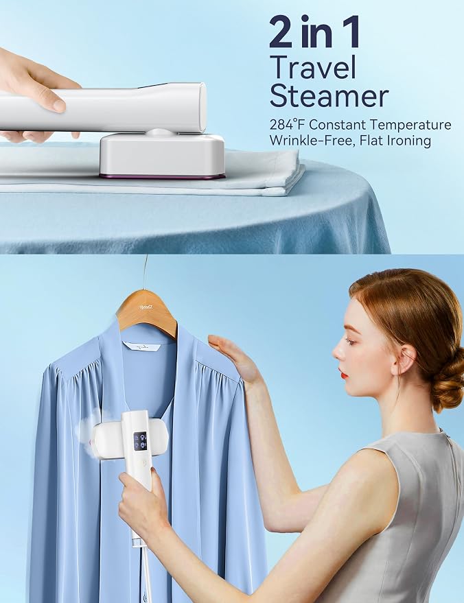 Steamer for Clothes, Sundu Portable 2-in-1 Steamer & Iron, 15s Fast Heat-up - Image 5