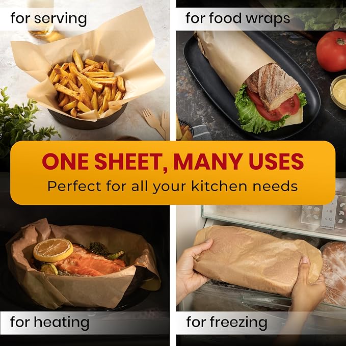 220 PCS Parchment Paper Baking Sheets, 12x16 Inches by Baker's Signature | - Image 5