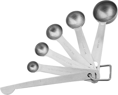 Stainless Steel Measuring Cups and Spoons Set, 18/8 Steel Material Heavy Duty 5 - Image 3