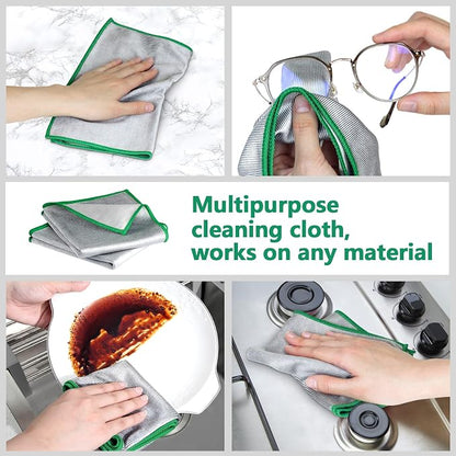 Glass Polishing Cloth Streak Free Miracle Cleaning Cloth Lint Free Microfiber - Image 8