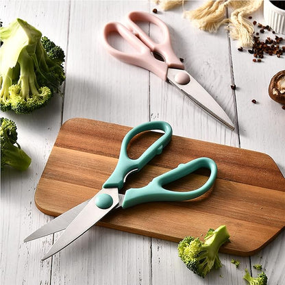 Black Grey Kitchen Shears, Rkqoa Kitchen Scissors Heavy Duty Cooking Scissors - Image 6