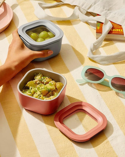 Caraway 2pc Glass Food Storage Set - Image 7