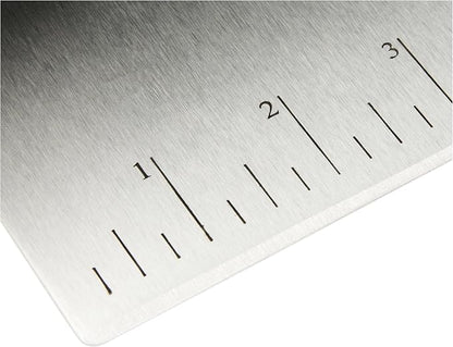 Amazon Basics Multi-Purpose Bench Scraper, Stainless Steel Dough Cutter - Image 4