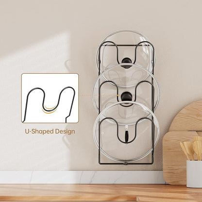 ORDORA 2 Pack Pot Lid Organizer Rack - Image 8