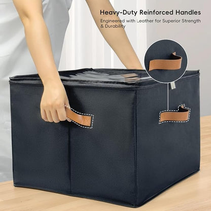 Shoe Organizer for Closet, 3 Pack Shoe Storage Bins - Image 6