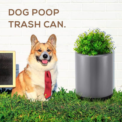 Dog Poop Trash Can Outside 13 L/ 3. 4 Gal Dog Waste Trash Can - Image 7