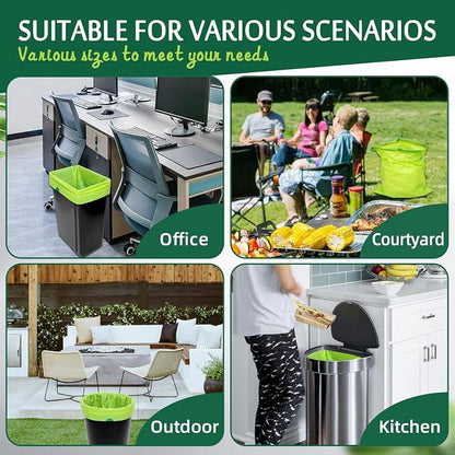 Compostable Trash Bags 6-8 Gallon – Heavy Duty, 1.1 Mil Thick, 100% - Image 7