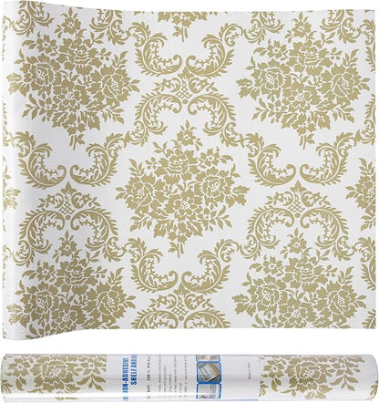 Shelf Liner for Kitchen Cabinets Non Adhesive Kitchen Drawer Liner, Waterproof by DwellAid