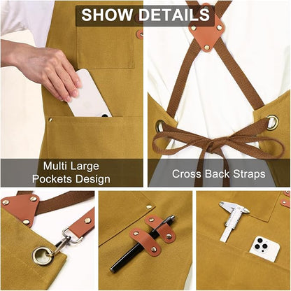 ZOMAO Chef Apron for Women Men - Image 6