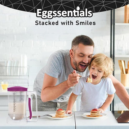 Eggssentials – Batter Dispenser Mess-Free, Squeeze Handle, Waffles & More – - Image 6