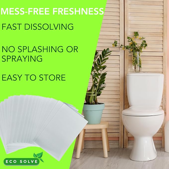 Natural Toilet Bowl Cleaner Strips, Eco-friendly, Septic Safe, Removes Odors & - Image 6