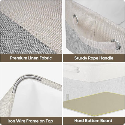 BALEINE 4 Pack Fabric Storage Bins - Image 7