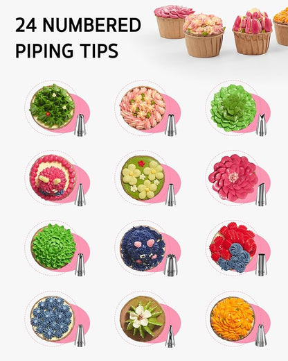 Syntus 65 PCs Cake Decorating Kit - Image 5