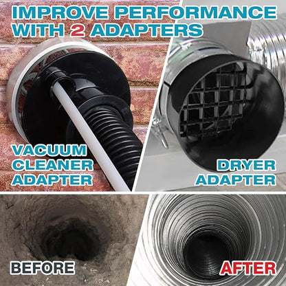 Sealegend 47-Piece 52-Feet Dryer Vent Cleaner Kit, Dryer Cleaning Tools - Image 4