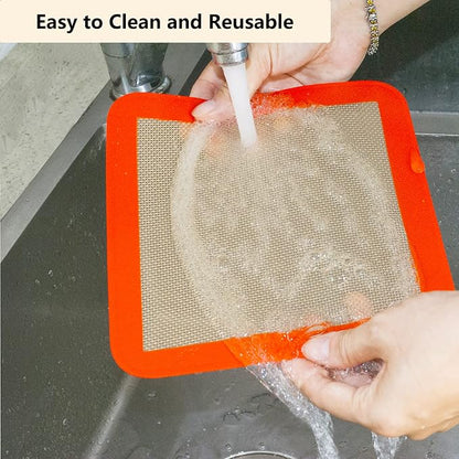 Square Silicone Baking Mats for 9 Inch Cake Pan, 8.5" Food Grade Non-stick - Image 3
