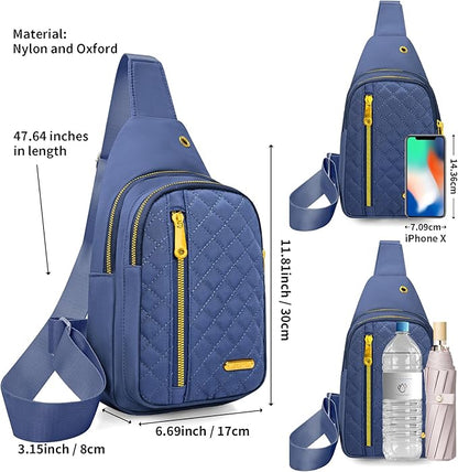 Small Sling Bag For Women Men Casual Crossbody Sling Backpack