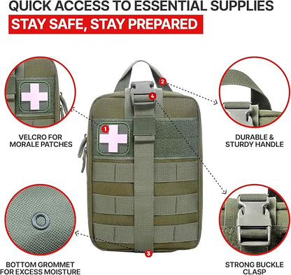 MOLLE Rip Away EMT First Aid IFAK Pouch Medical Empty Bag