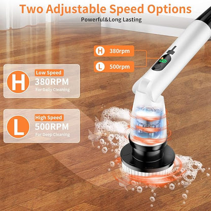 11 in 1 Electric Spin Scrubber Cordless Cleaning Brush 3 Adjustable Angles 2 - Image 3