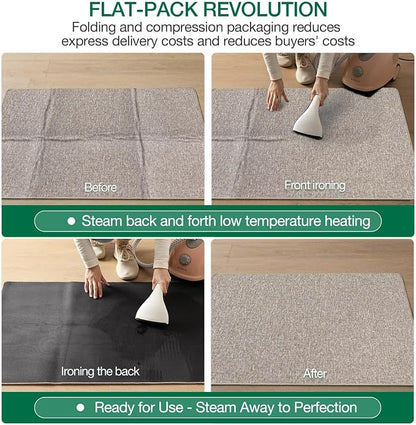 LUMI Ultra Thin Door Mat for Entryway, Low Profile Non Slip Rubber Backing - Image 3