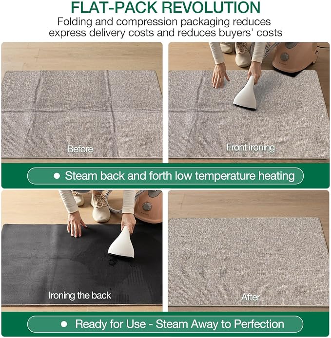 LUMI Ultra Thin Door Mat for Entryway, Easy Clean Welcome Entrance Mat for - Image 3