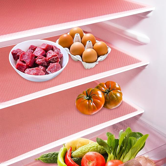 20Pcs Refrigerator Liners, Washable Fridge Liner Shelf Mats Refrigerator Pads by Daixers