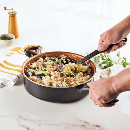 Farberware Glide Ceramic Nonstick Saute Pan / Frying Pan / Fry Pan - Image 11