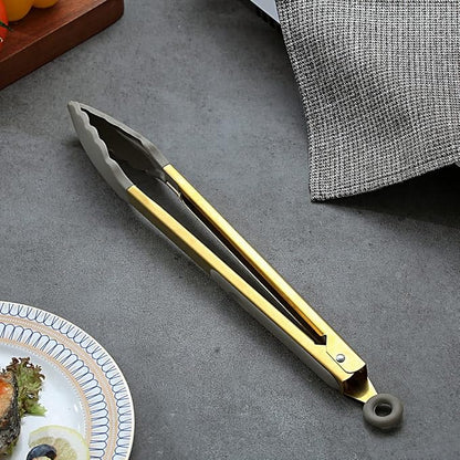 Gold Cooking Tongs, Berglander Heavy Duty Food Tongs - Image 2