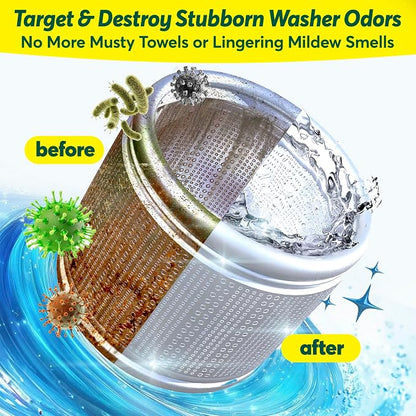 Cleanomic WashWizard Washing Machine Cleaner Tablets – Deep Cleaning Washer - Image 2