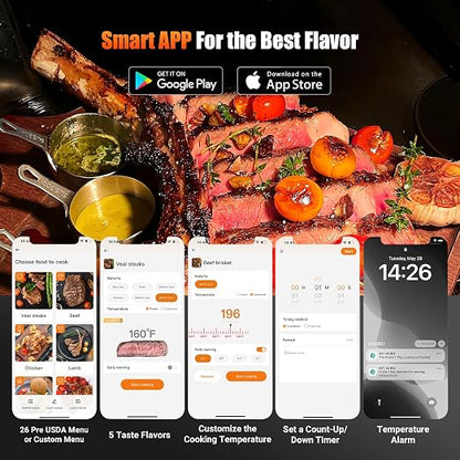 4-Probe WiFi Wireless Meat Thermometer - Image 5