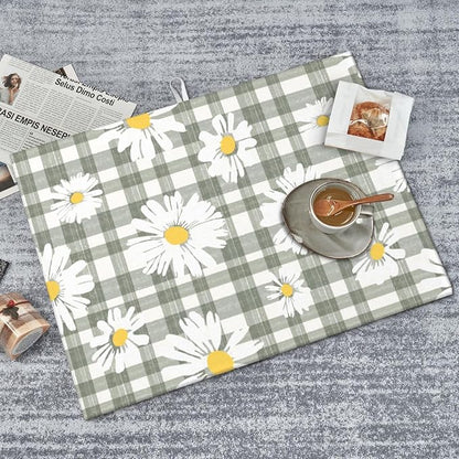 Daisy Dish Drying Mat For Kitchen Counter Absorbent Large Kitchen Fast Dry Pad - Image 8