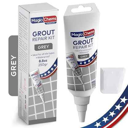 Tile Grout Repair, Grout Filler Tube Repair Kit, Tile Grout Paint, Grout Sealer by MagicChems