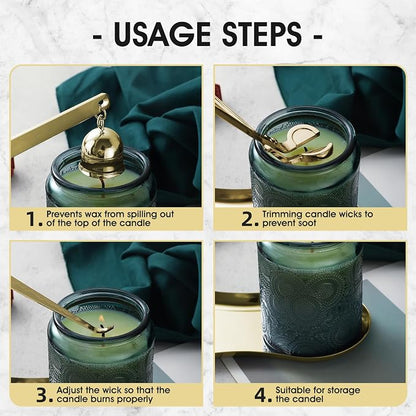 PATOISE 3 in 1 Candle Accessory Set, Candle Wick Trimmer Cutter Mini, Candle - Image 7