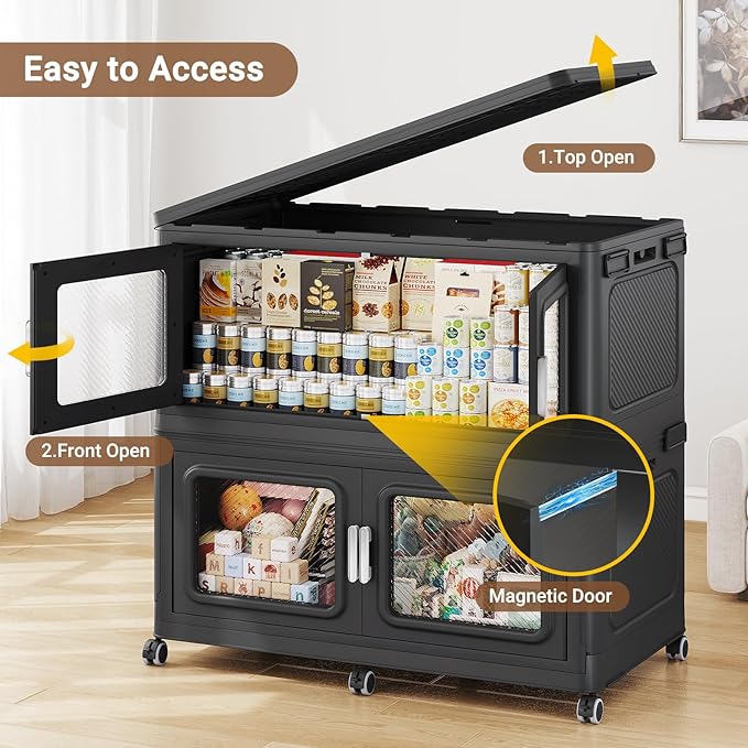 BROVIEW 300 Qt Stackable Storage Bin - Image 6