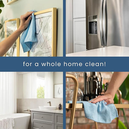 S&T INC. 200 Pack Microfiber Cleaning Cloth, Bulk Towels - Image 5