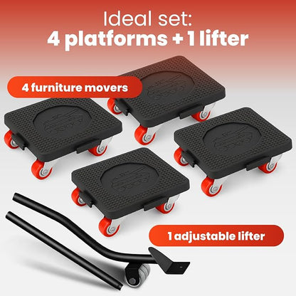 Heavy Duty Furniture Dolly Set - Image 2