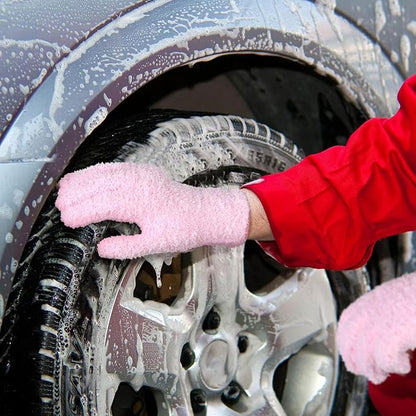 Bencailor 6 Pairs Microfiber Dusting Gloves, Dusting Cleaning Gloves Microfiber - Image 4