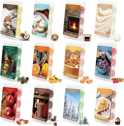 SCENTORINI Christmas Wax Melts, Wax Cubes Strong Scent 12 Pack, Scented Wax - Image 9
