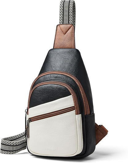 Sling Bag Crossbody Bags for Women Small Cross Body Bag Fanny Packs Chest Sling Purse for Daily Travel Leisure Sport