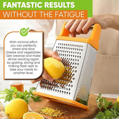 Spring Chef Handheld Stainless Steel XL Parmesan Cheese Grater - Image 7