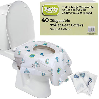 Toilet Seat Covers Disposable by PottyShields
